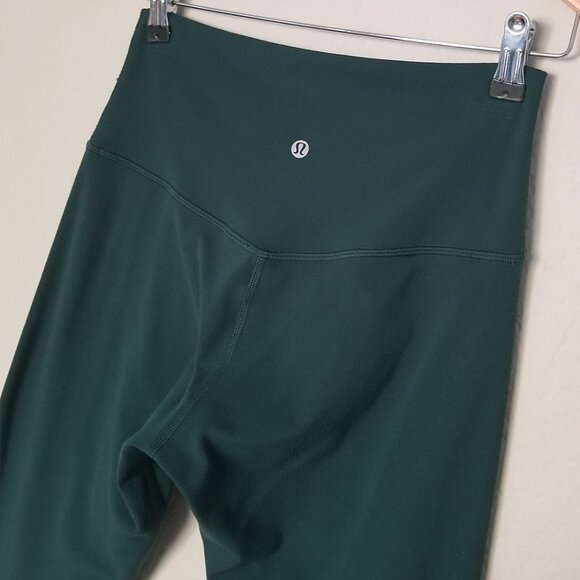 Lululemon Align Pant 28” Inseam 6 in Submarine Teal Green High Waist $98 Nulu - Picture 9 of 15
